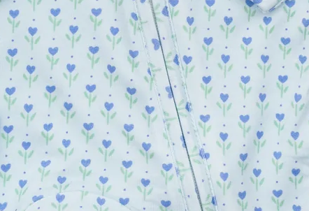 BB's Tulips Zip Sleep Romper