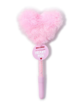 Plush Fur Heart Pen