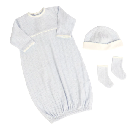 Amory Blue Gift Set (Gown,Cap,Socks)