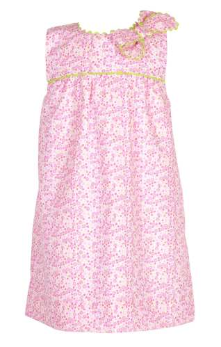 Annie Spring Bouquet Bow Dress