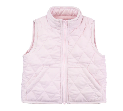 Barn Quilted Vest - Light Pink