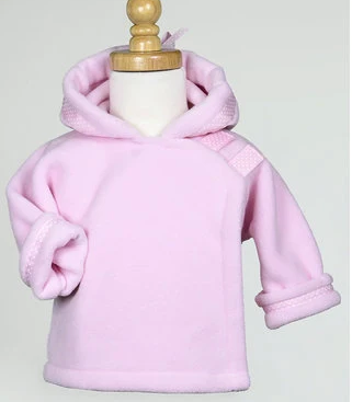 Lt Pink Fleece Jacket w/Dot Ribbon
