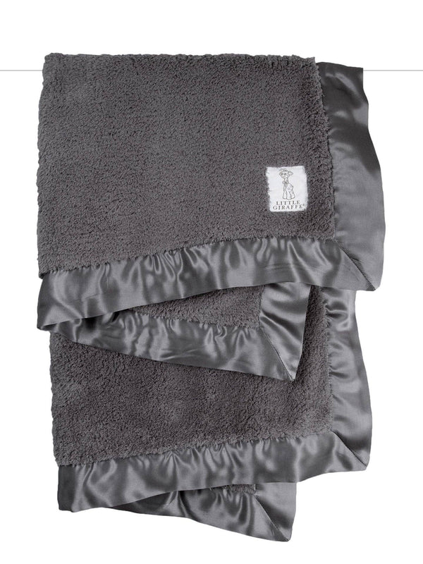 Chenille Baby Blanket: Gift Box / White