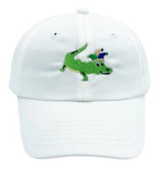 White w/Jestergator Kids BB Hat