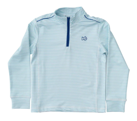 Pool Stripe Perf Pullover - Boys