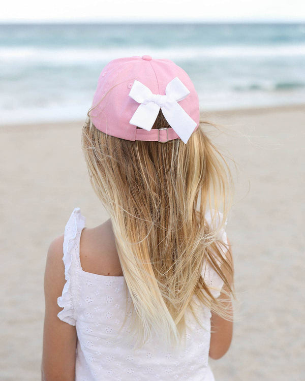Big Sister Bow Baseball Hat (Baby, Youth): Baby/Toddler (0-2)