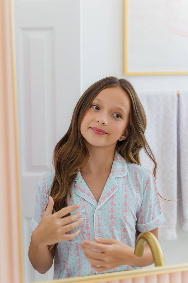 Teen Pajama Set -  Sweet Bloom: S