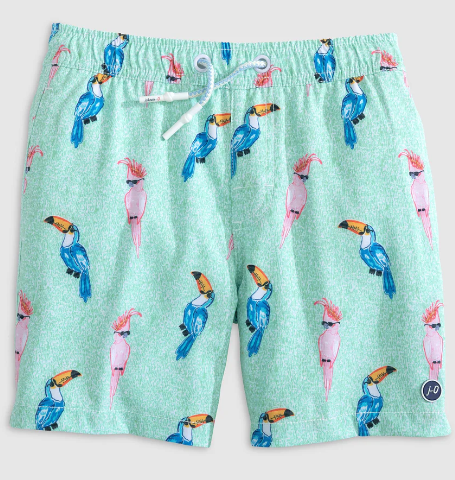 Birds of Paradise Swim Trunk - Boys