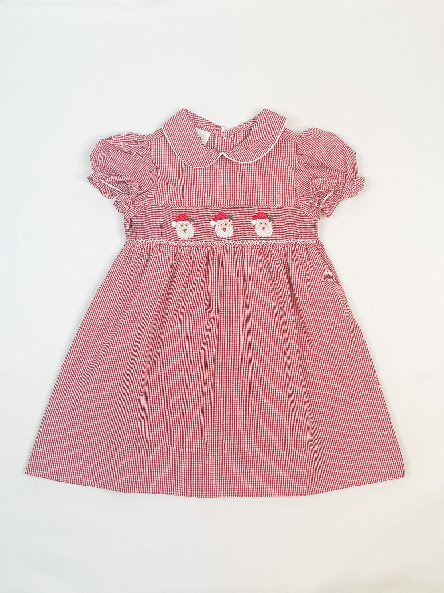 Brookley Little Clause Red Gingham Dress