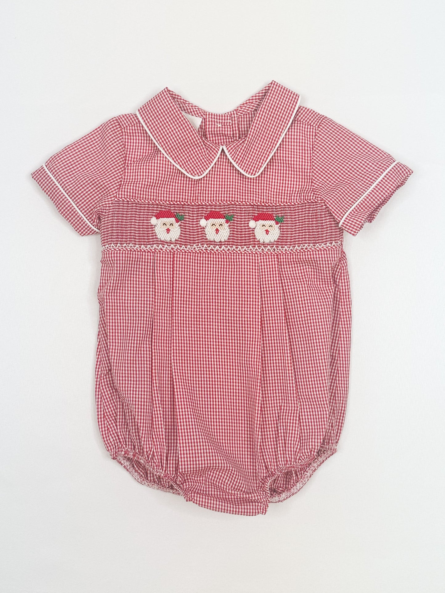 Caleb Little Clause Red Gingham Bubble