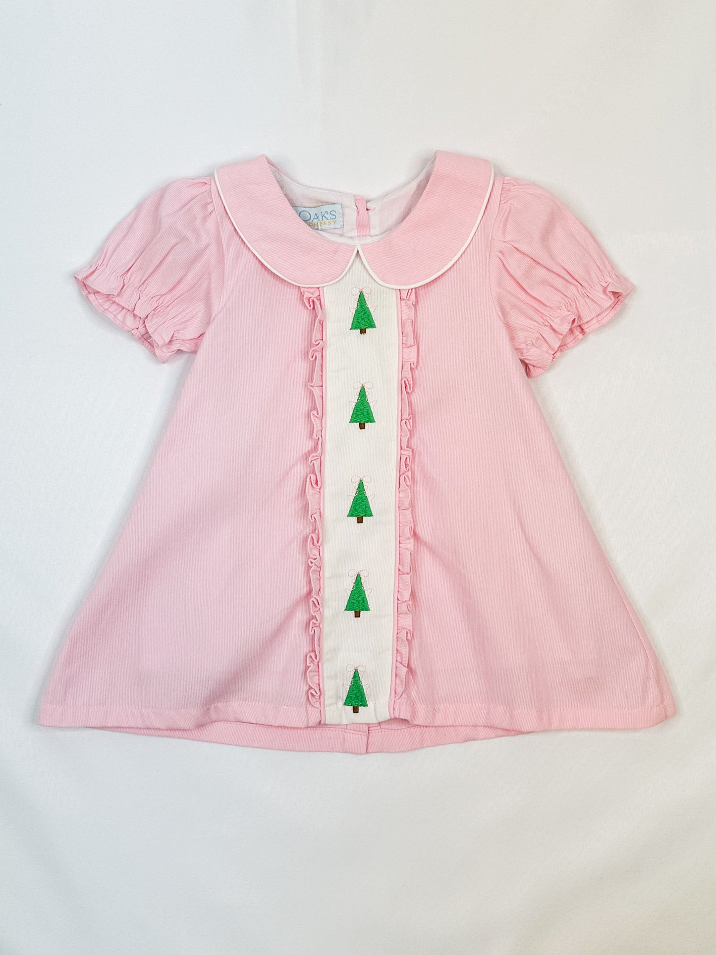 Christina Christmas Tree Pink Dress-TOD