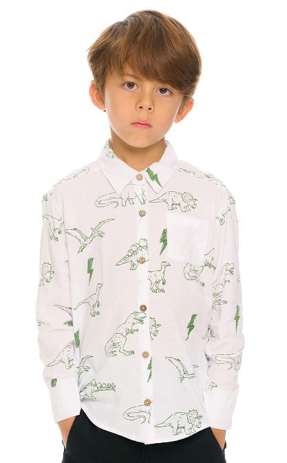 Dino Button Down