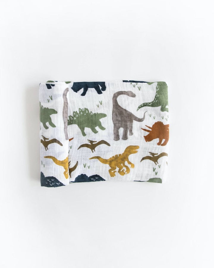 Dino Friends Muslin Swaddle