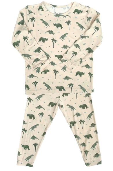 Dino-snores 2 PC PJ Set - Toddler