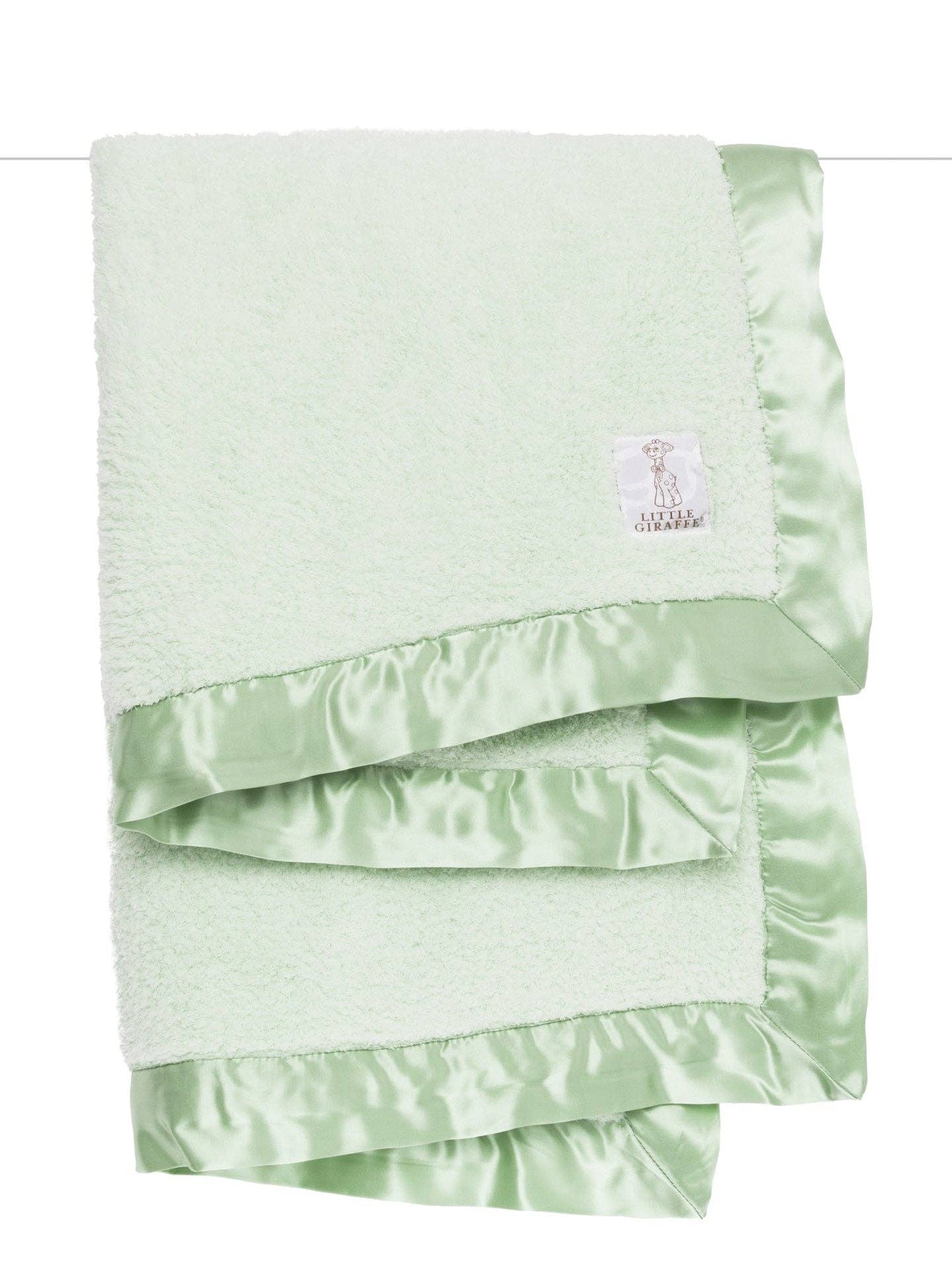 Chenille Baby Blanket: Gift Box / White