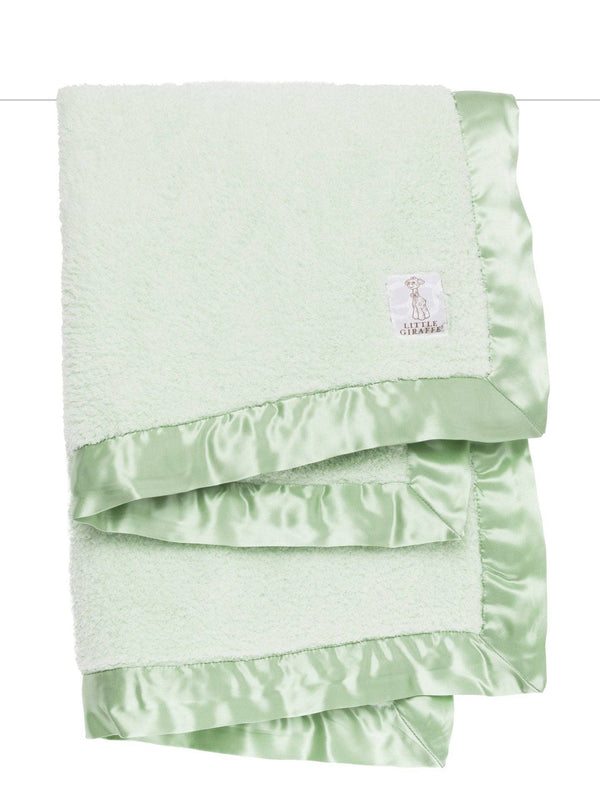 Chenille Baby Blanket: Gift Box / White