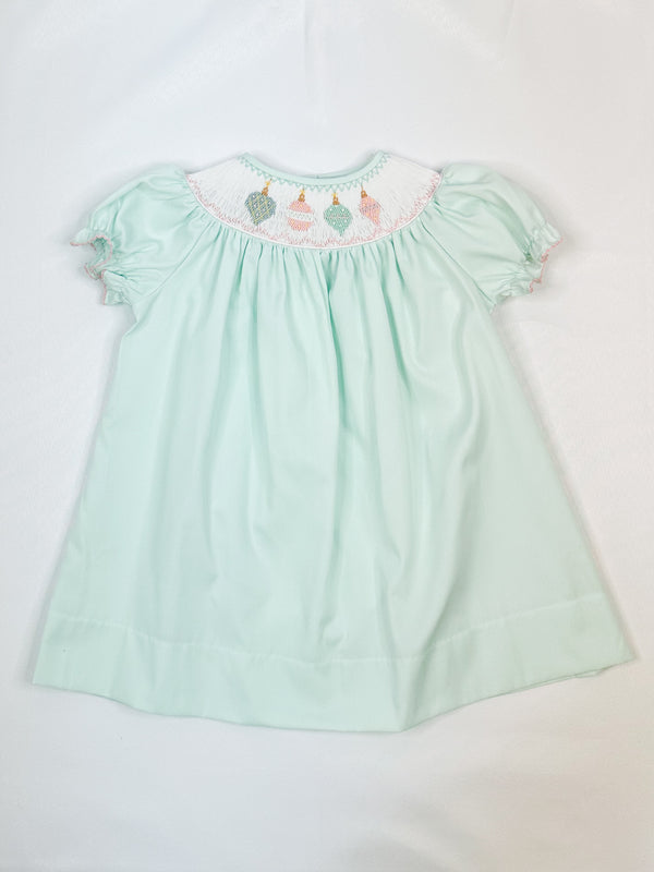 Emma Smocked Ornament Dress - Girls