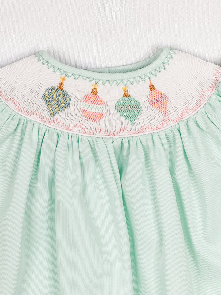 Emma Smocked Ornament Dress -Toddler