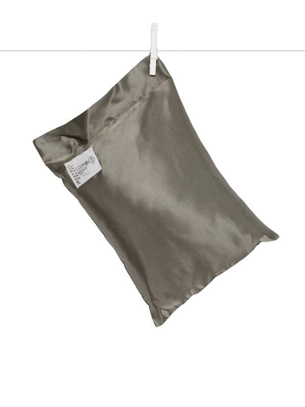 Satin Decorative Nursery Pillow: Blue