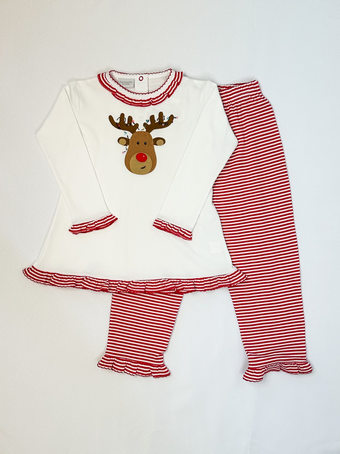 Girl Antler Lights Pant Set