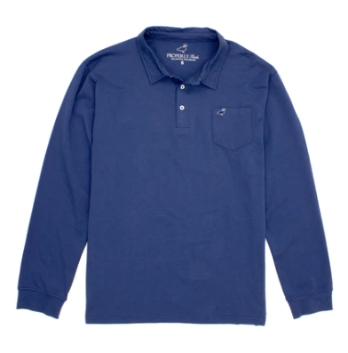 Harrison Pocket Polo Navy