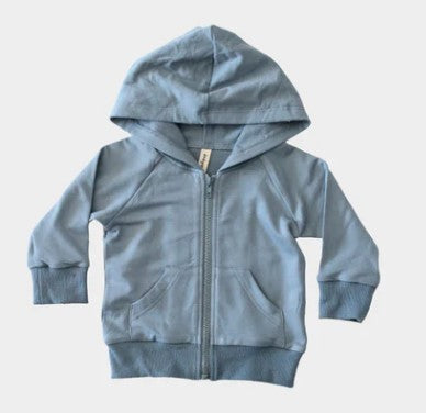 Hooded Jacket Slate Blue