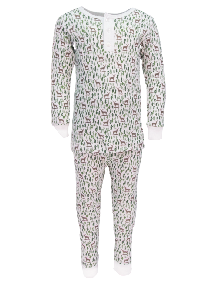 Jack Deer in the Woods Henley PJ Set