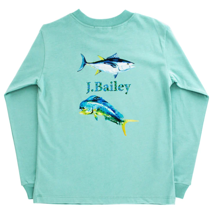 Jade LS Fish Tee