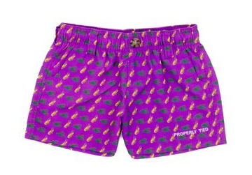 Mardi Craw Purple Mallard Shorts -Boys