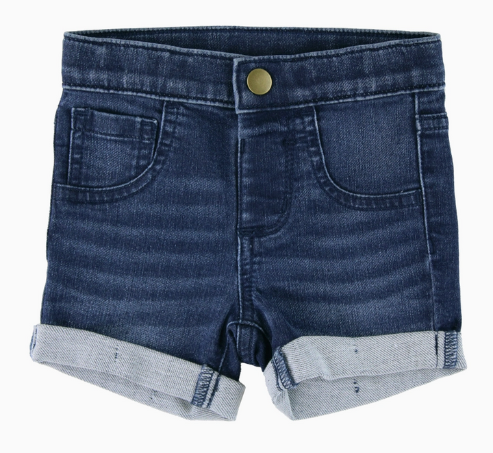 Girls Medium Wash Denim Shorts