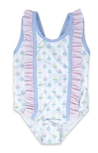 Molly Seaside Sailboat Swimsuit -Infant