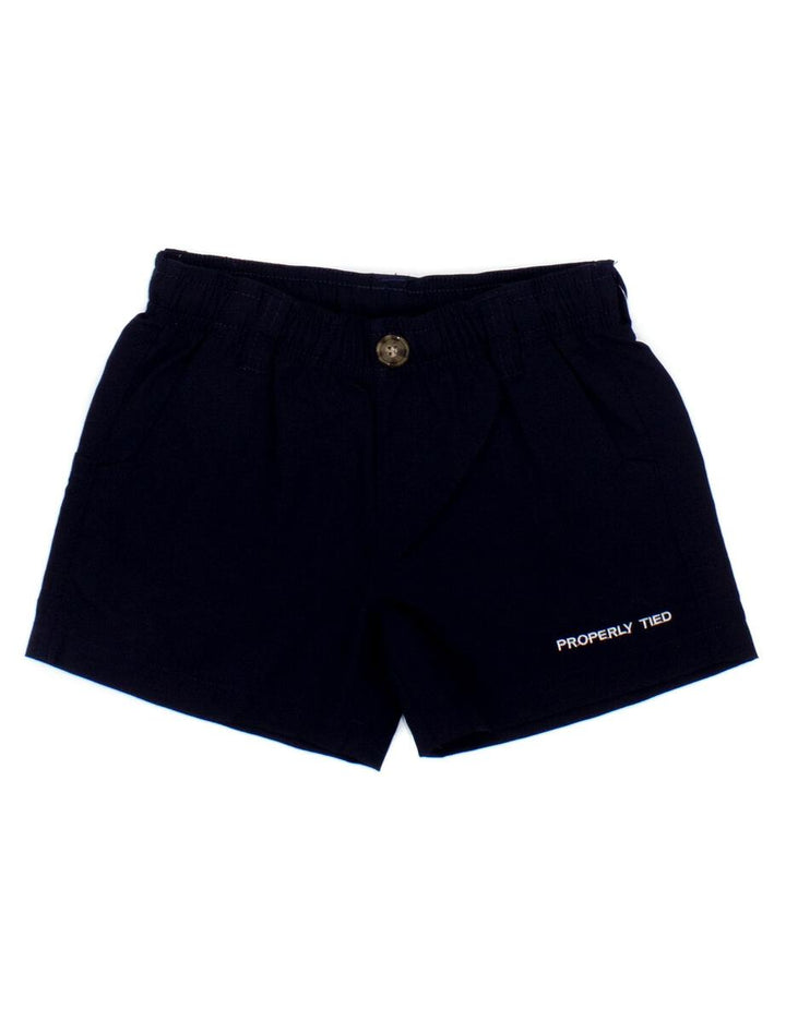 Boys Navy Mallard Short