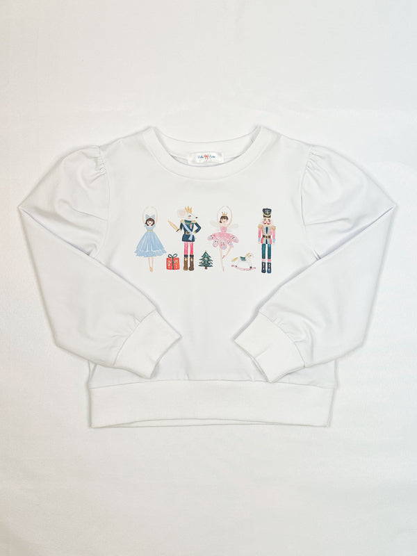 Nutcracker Puff Sleeve Top - Toddler