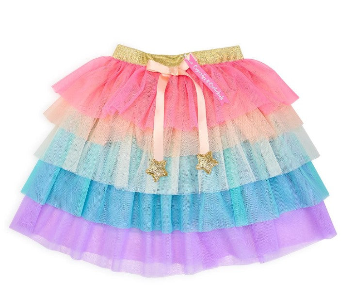 Rainbow Ruffles Tulle Dress Up Tutu