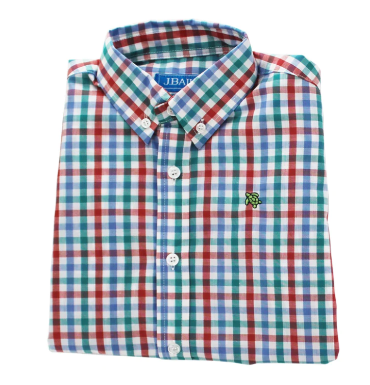 Boys Roscoe Willow Button Down