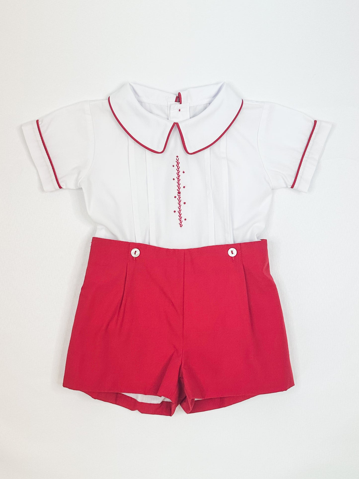 Ruby Red Short Set - Infant