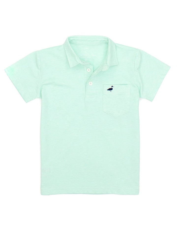 Seafoam Harrison Pocket Polo