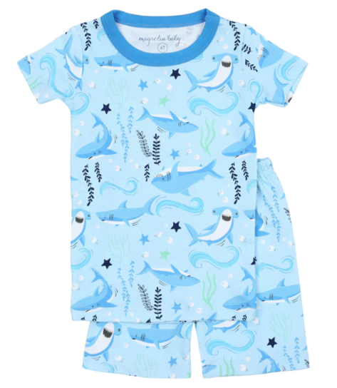 Shark Short PJ Set - Boys