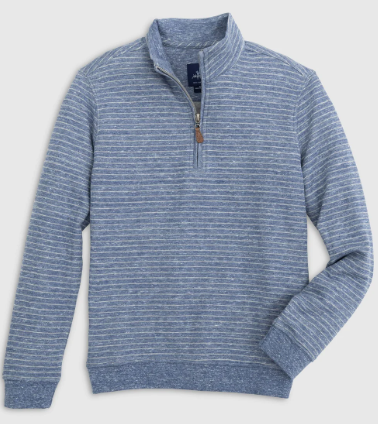 Boys Skiles Indigo 1/4 Zip Pullover