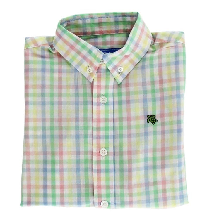 Boys Carousel Plaid BD Shirt