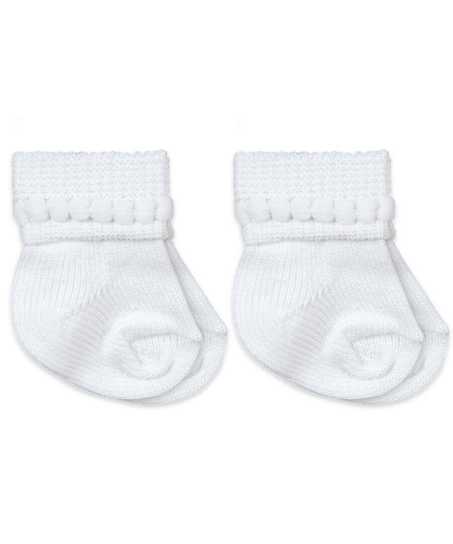 White Bubble Booties 2 Pack