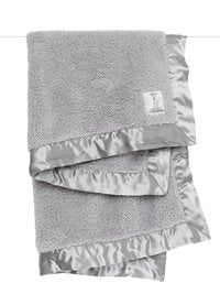 Silver Chenille Blanket