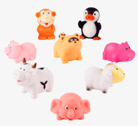 Animal Party Bath Toys