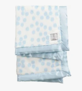 Blue Luxe Confetti Baby Blanket