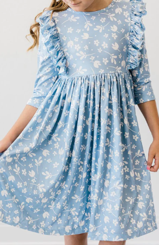 Bluebell 3/4 Ruffle Twirl Dress