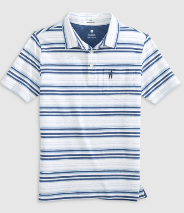 Boy Dabney Oceanside Stripe Polo