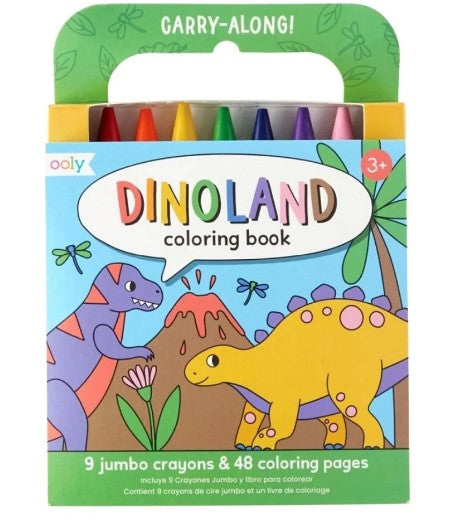 Carry Along Coloring Kit-Dino