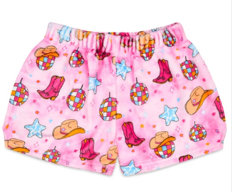 Disco Cowgirl Plush Shorts