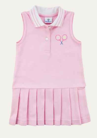 Pink Dress w/Tennis Racquets -Toddler