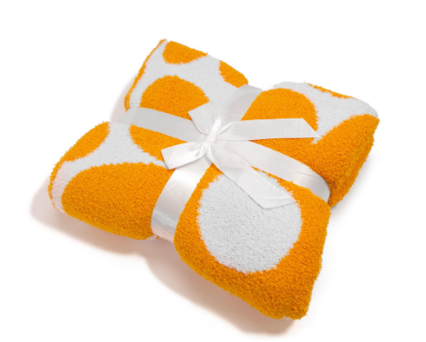 Flower Print Soft Microfiber Blanket